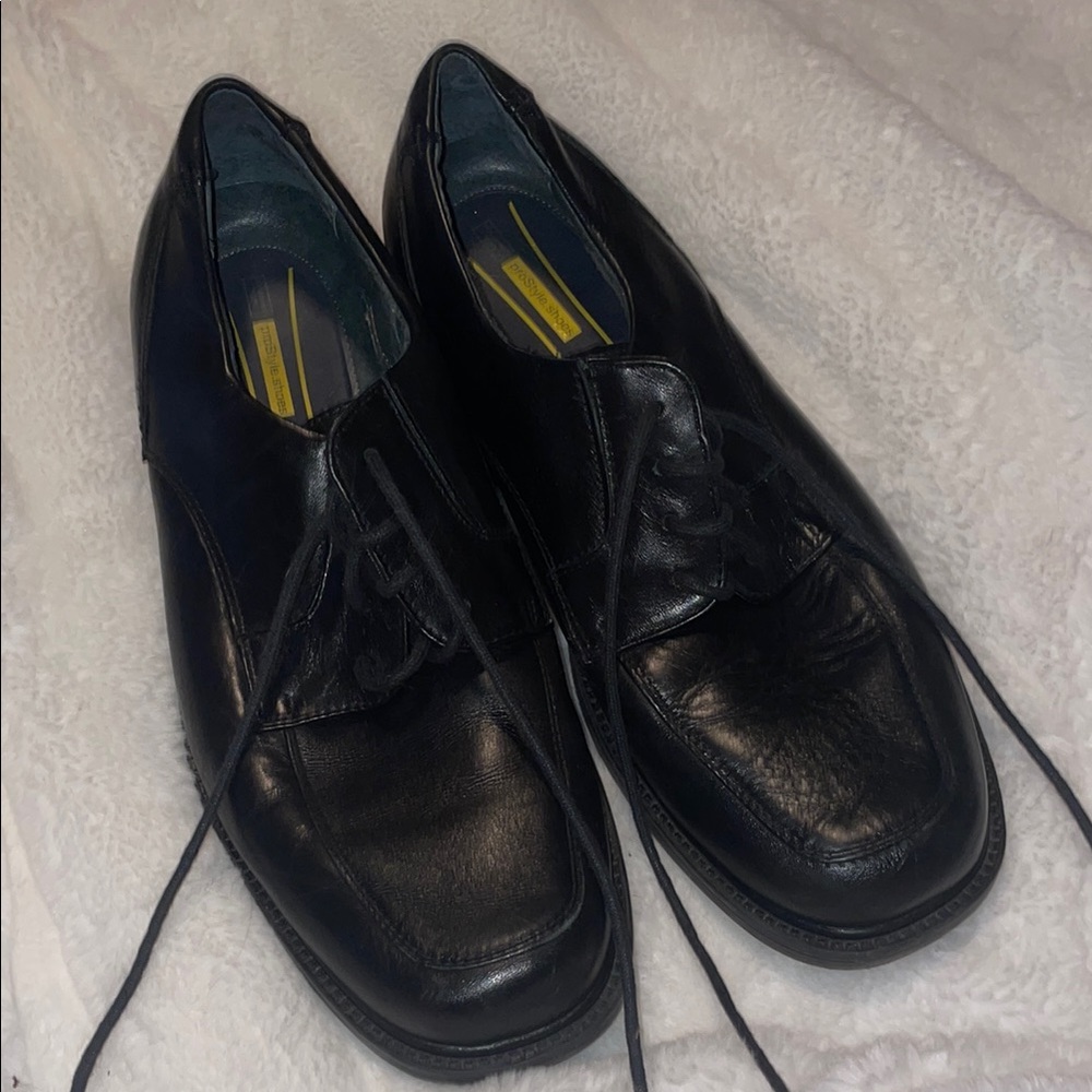 Men's Black Leather Shoes